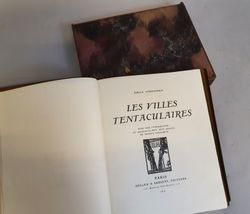 VERHAEREN, Émile Les villes tentaculaires. Avec une lithographie et quarante-sept...