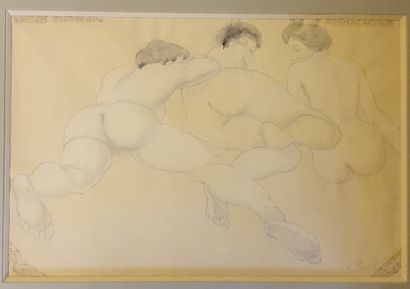 Odilon ROCHON (1868-1947) Odilon ROCHON (1868-1947)

Deux aquarelles sur papier,...