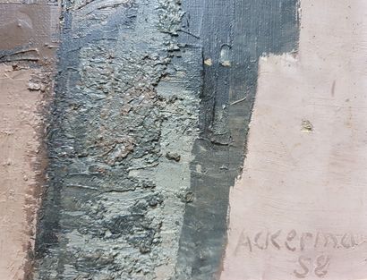 Paul ACKERMAN Paul ACKERMAN 


Composition tons brun et gris


Huile sur toile signée...