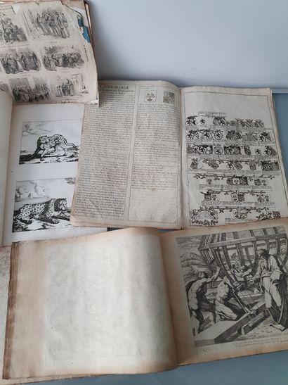 LOT de livres anciens très usagés, incomplets avec beaucoup de gravures : L’art flammand...