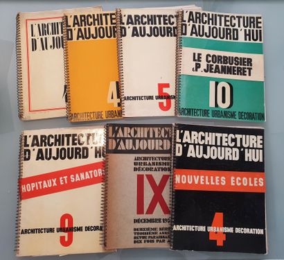 ARCHITECTURE (L’) D’AUJOURD’HUI. Architecture. -Urbanisme. - Décoration. N°4. 5e...