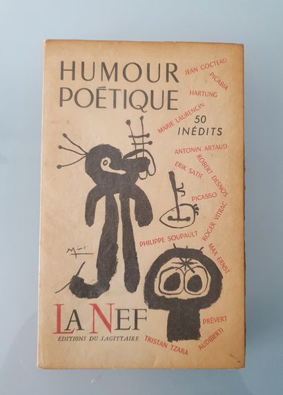 VILLON (Jacques) & MIRO (Joan). Humour poétique. 50 inédits recueillis par Georges...