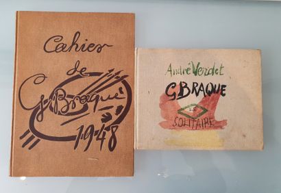 VERDET (André). Georges Braque. Le solitaire. Paris, Hazan, 1959, in-8 oblong, cart....