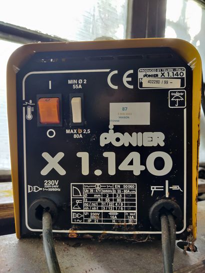 Poste à souder PIONER X1.140 (usures) Poste à souder PIONER X1.140 (usures)