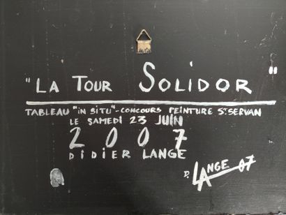 Didier LANGE Didier LANGE


" La tour Solidor", 2007


Huile sur panneau signé et...