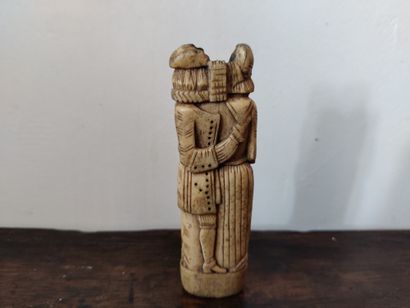 Couple en os scuplté Couple en os scuplté


 XIXe siècle


H : 10,5 cm