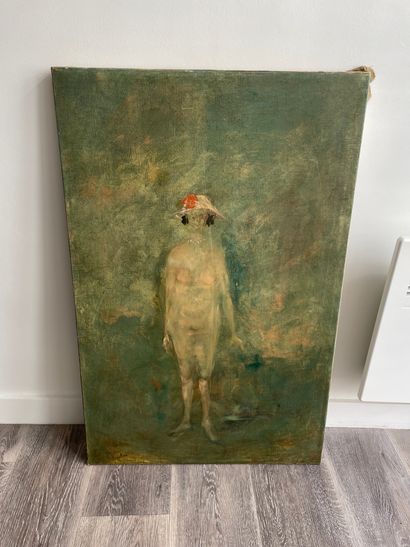HEAULNIE HEAULNIE

NUDE WITH A HAT

Oil on canvas signed lower right

92,5 x 60 ...