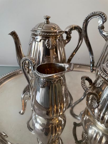 CHRISTOFLE et Gallia, Service à thé et café en métal argenté 
CHRISTOFLE & GALLIA




SERVICE...