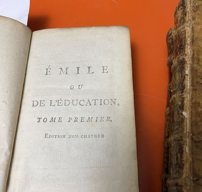 ROUSSEAU, L'Emile ou l'éducation, 1762 
[ROUSSEAU]

Jean-Jacques ROUSSEAU, The Emile...