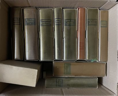 PLÉIADE 
Lot including 20 volumes of the Pléiade including La Fontaine, Victor Hugo,...