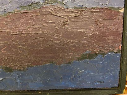 CAMUS (XXEME) CAMUS (XXEME)

Landscape

Oil on canvas signed in lower right corner

55,5...