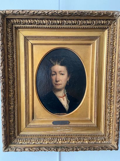 Joseph RICHAUD Joseph RICHAUD (1812-1879)

Portrait de femme au chapelet.

Huile...