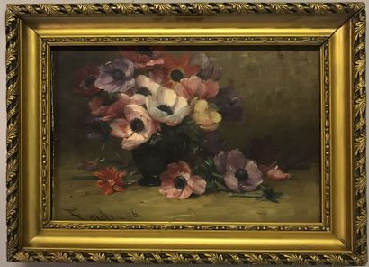 FOULY FOULY

BOUQUET, 1896

BOUQUET OF FLOWERS signed and dated lower left

33 x...