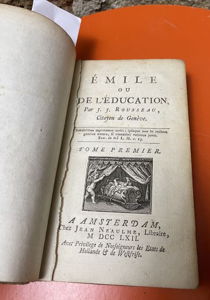 ROUSSEAU, L'Emile ou l'éducation, 1762 
[ROUSSEAU]

Jean-Jacques ROUSSEAU, L'Emile...