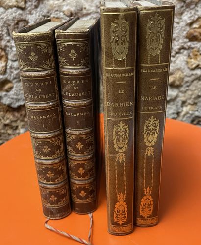 LITTÉRATURE [LITTERATURE FRANCAISE - FLAUBERT - BEAUMARCHAIS] 4 vol
- Gustave FLAUBERT,...