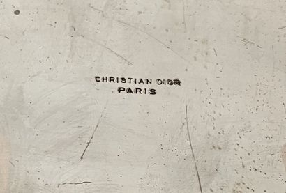 CHRISTIAN DIOR CHRISTIAN DIOR

Cigarette or cigar box in silver plated metal with...