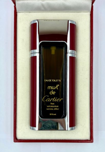 CARTIER « Must » CARTIER " Must " (in French) 

Glass bottle, 50ml spray, titrated....