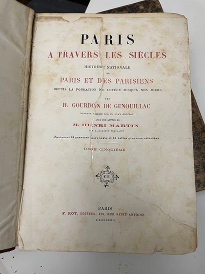 [ PARIS - DE GENOUILLAC - DIVERS] 7 vol [ PARIS - DE GENOUILLAC - DIVERS] 7 vol
-...
