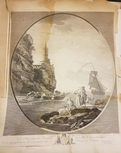 Fort lot de 30 gravure Strong lot of about 30 black engravings after the great masters:...