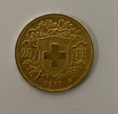PIECE 20 Francs Suisse