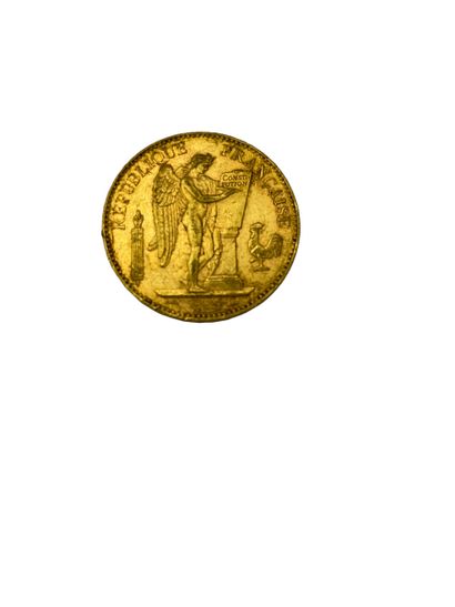 PIECE de 100 Francs or année 1906 PIECE of 100 Francs gold year 1906
Gross weight:...