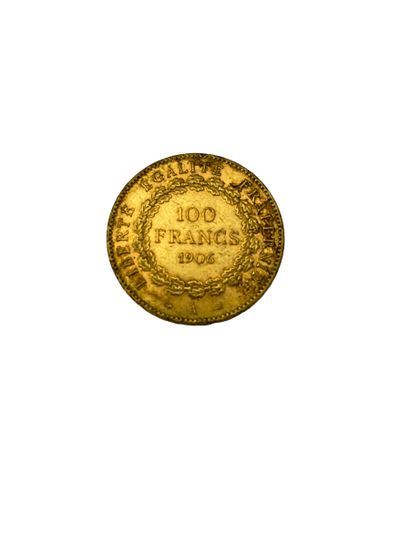 PIECE de 100 Francs or année 1906