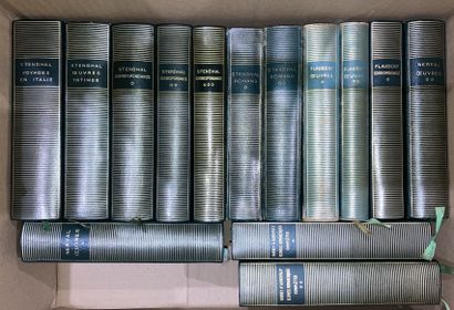 LA PLEIADE Lot de 14 volumes dont : LA PLEIADE - FLAUBERT - BARBEY D'AUREVILLE -... Gazette Drouot