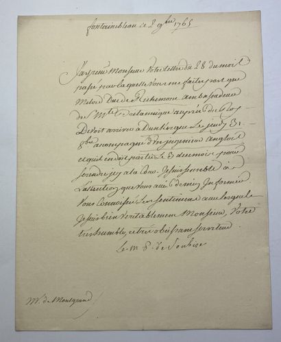 CHARLES DE ROHAN, MARÉCHAL PRINCE DE SOUBISE (1715-1787) Ensemble d’environ vingt-deux...