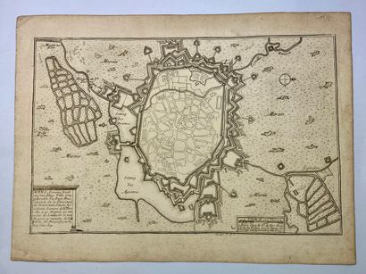 null Lot comprenant :
• Plan de Calais, gravure, XVIIIe siècle 7 × 12, 5 cm
• Deux...