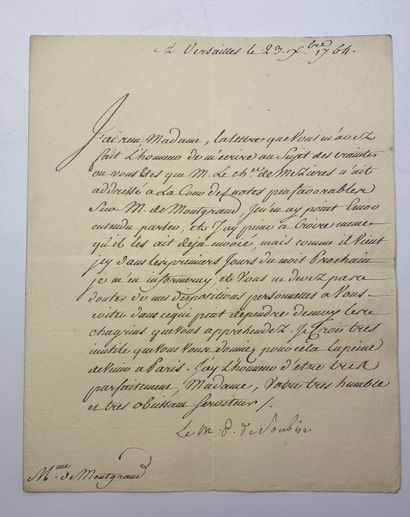 [LILLE] CH. BERIOZ, MAIRE DE LA COMMUNE DES MOULINS
Lettre autographe signée adressée...