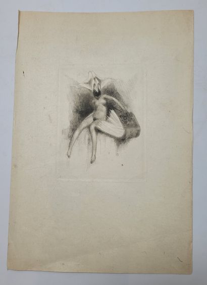 ¤ Paul GAVARNI (1804-1866) EX-LIBRIS DE C. PATEL
Taille-douce sur papier
XIXème siècle
11,5...