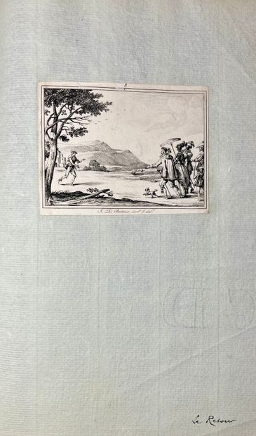 ¤ Jean DUPLESSIS-BERTAUX LA VIE DE L'ENFANT PRODIGUE, 1815
12 gravures à l'eau forte...