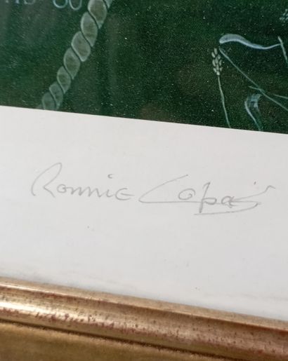 Ronnie COPAS (XXème) SAINT FRANCOIS ET LE GIBIER, 1980
Impression sur papier signé...