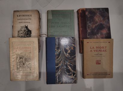 ¤ [LITTERATURE] Lot comprenant divers ouvrages dont :
- Alfred de Vigny "Cinq-Mars"...