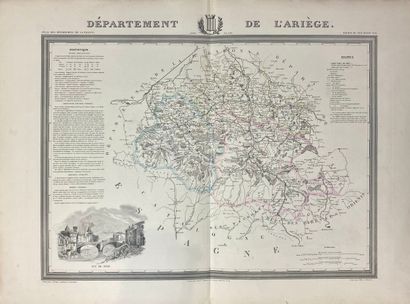 null ¤ Lot de cartes de départements français " Atlas des départements de France...