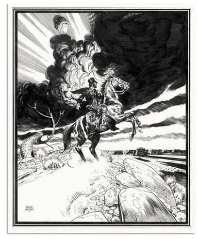 Ralph Meyer RALPH MEYER
UNDERTAKER
Jonas face à l'orage, illustration originale réalisée...