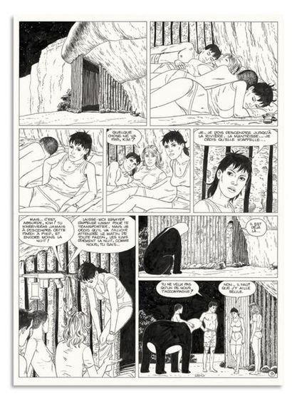 LÉO LEO
BÉTELGEUSE
L'Autre (T.5), Dargaud 2005
Planche originale n°9.
Signée. Encre...