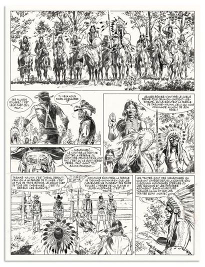 HERMANN HERMANN
COMANCHE
Les guerriers du désespoir (T.2) Le Lombard 1973
Planche...