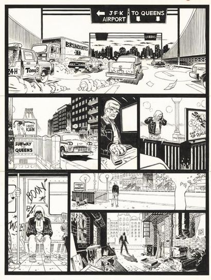 Ralph Meyer RALPH MEYER
BERÇEUSE ASSASSINE
Le Coeur de Telenko (T.1), Dargaud 1997
Planche...