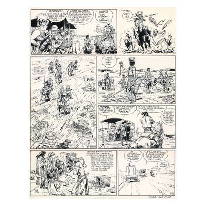  GIRAUD JEAN GIRAUD 
BLUEBERRY 
L'Homme au poing d'acier (T.8), Dargaud 1970 
Planche...