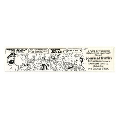 STUDIO HERGE STUDIO HERGÉ

TINTIN

Illustration originale pour l'annonce de sortie...