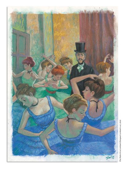 EFA EFA

Degas, The Dance of Solitude, Le Lombard 2021

Original cover. Signed. Pastel...