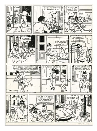 TED BENOIT TED BENOIT

RAY BANANA

Cité lumière (T.2), Casterman 1986

Planche originale...