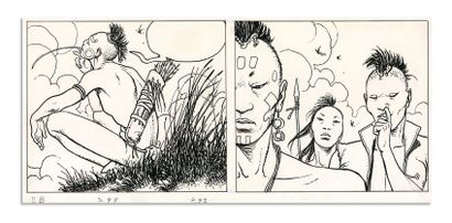 MANARA MILO MANARA

An Indian Summer, Casterman 1987

Original strip n°2 of the plate...