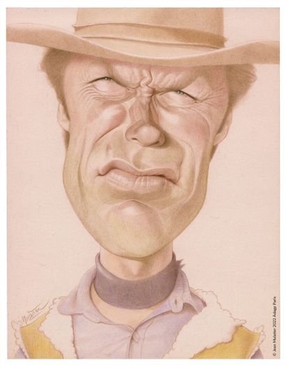 MULATIER JEAN MULATIER

Movie faces, La Sirène 1993

Clint Eastwood, original illustration,...