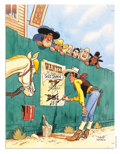 BONHOMME MATTHIEU BONHOMME

LUCKY LUKE (VU PAR...)

Wanted Lucky Luke, Lucky Comics

Hommage...