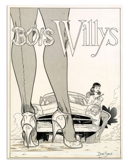 SIRE DENIS SIRE

Bois Willys, Les Humanoïdes Associés 1981

Original cover. India...
