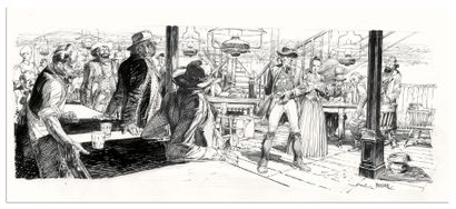 BOUCQ FRANÇOIS BOUCQ

BOUNCER

Saloon, illustration originale réalisée en 2017 pour...