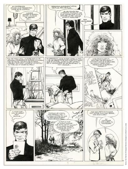 VANCE WILLIAM VANCE
XIII
Where the Indian goes (T.2), Dargaud 1985
Original plate...