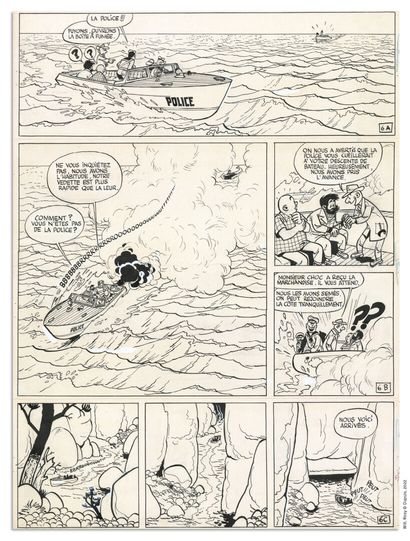 WILL WILL
TIF ET TONDU
Tif et Tondu contre la main blanche (T.4), Dupuis 1956
Planche...